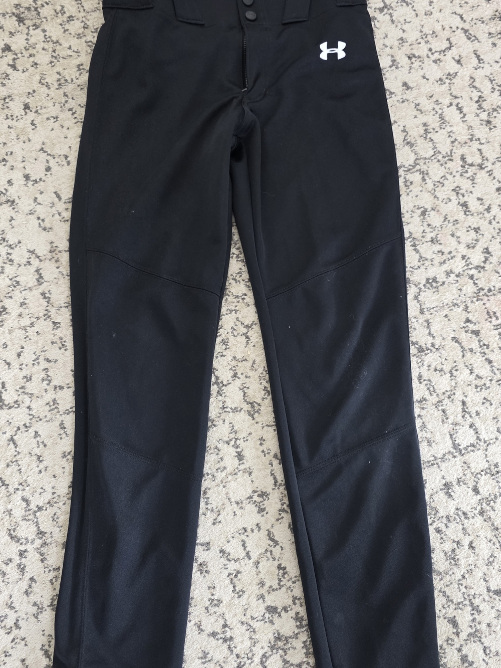 Under Armour Black Performance Leggings with White Logo